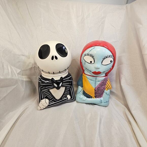 The Nightmare Before Christmas 2pc cookie jars
